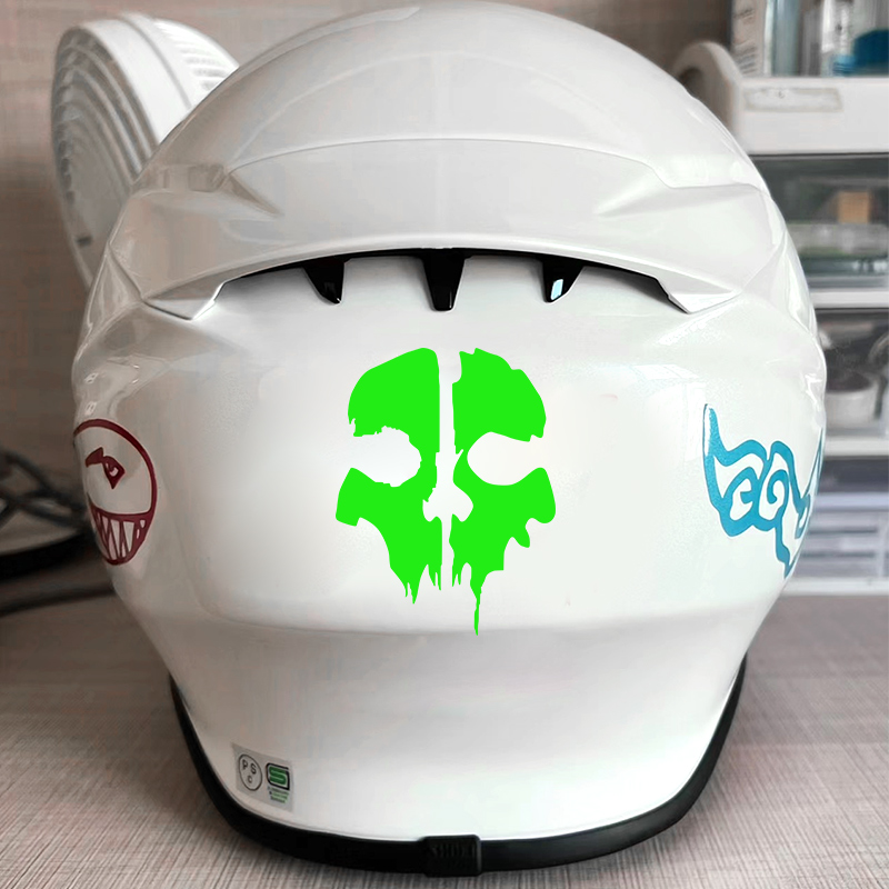 Autocollants colorés de crâne  - Skull Cap Helmet Liner avis et prix