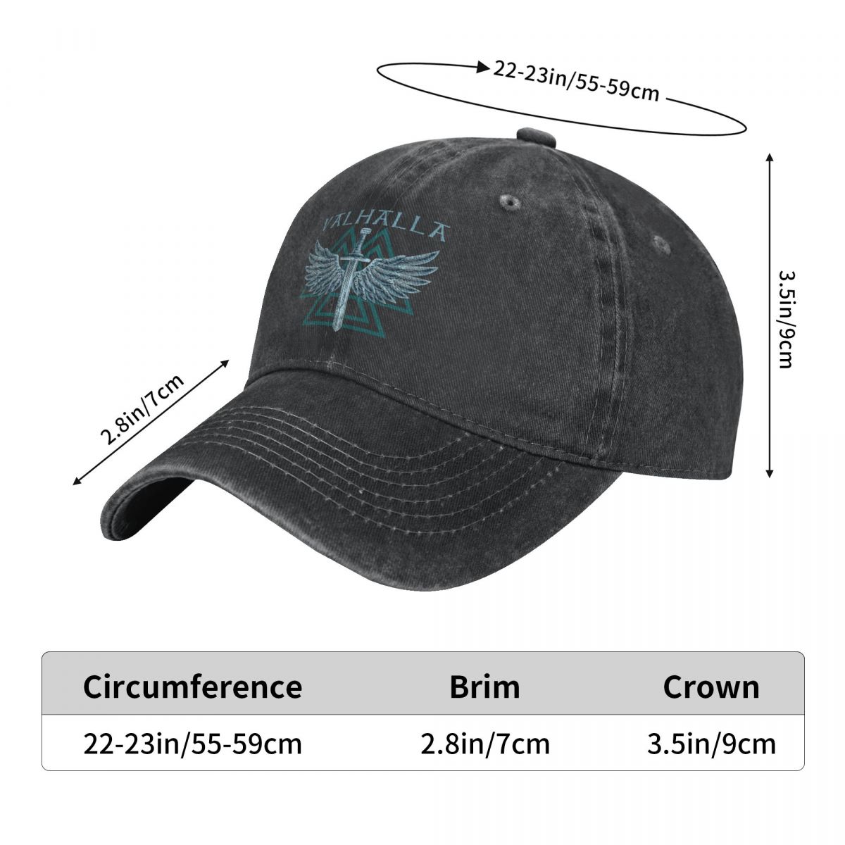 Casquette de baseball délavée  - Golf Cap Dad avis et prix