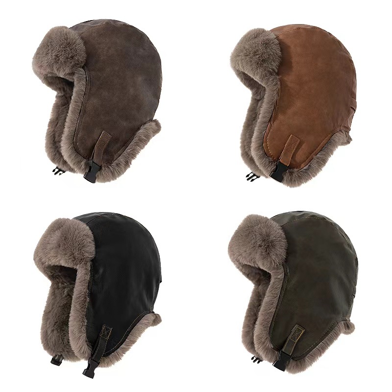 1 pièce Chapeau d'hiver rétro  - Trapper Hat Ear Flap avis et prix