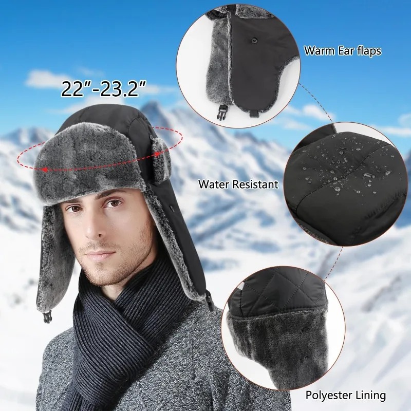 Chapeaux Ushanka militaires de - Trapper Hat Ear Flap avis et prix