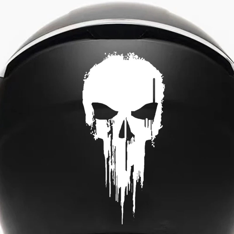 Autocollants en vinyle impermé - Skull Cap Helmet Liner avis et prix