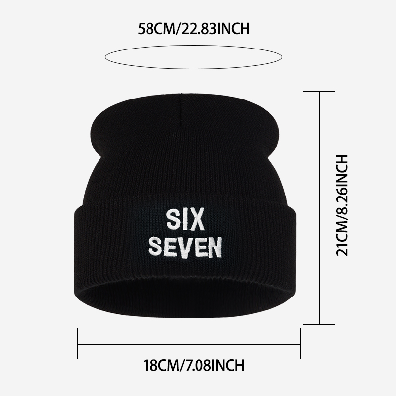 Bonnet en tricot brodé avec le - Beanie Cuffed Knit avis et prix