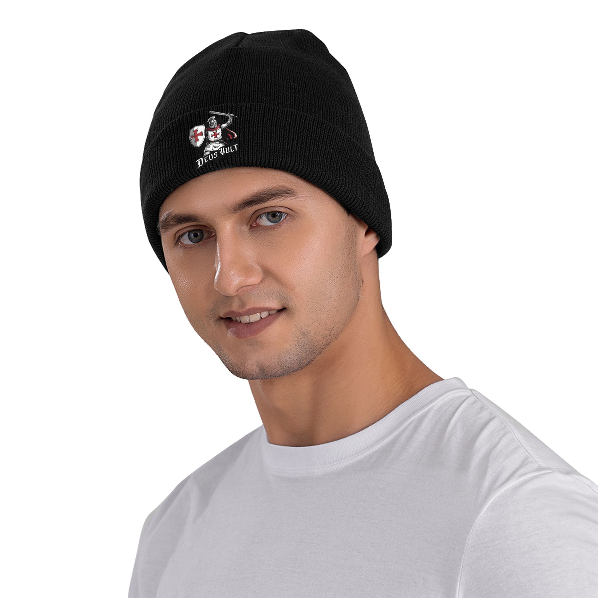 Deus Vult - Bonnet en tricot c - Beanie Cuffed Knit avis et prix